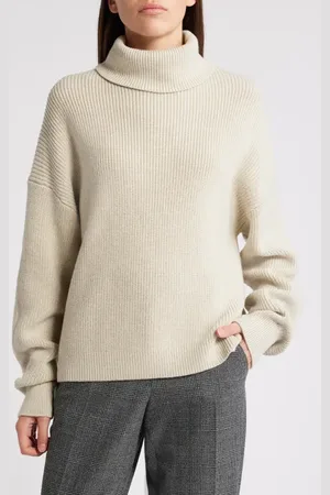 HUGO BOSS Fernadina Virgin Wool Turtleneck Sweater in at Nordstrom, Size Small