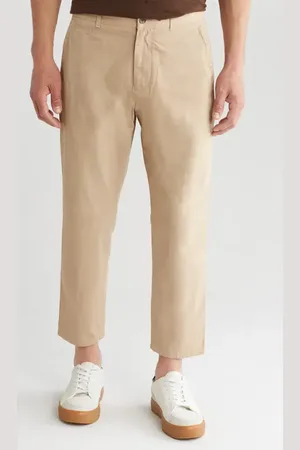 RAG&BONE Beck Crop Peached Cotton Pants in at Nordstrom, Size 28 X 32