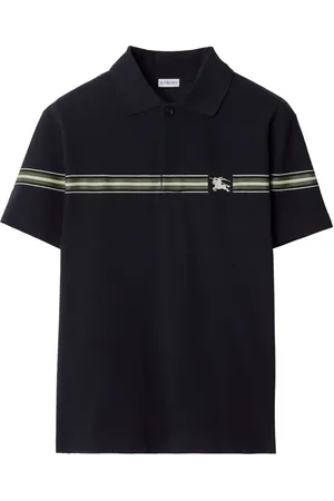 Burberry Striped Cotton Polo Shirt in at Nordstrom, Size Xxx-Large S