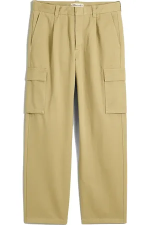 Madewell Pleated Cotton Cargo Pants in at Nordstrom, Size 32