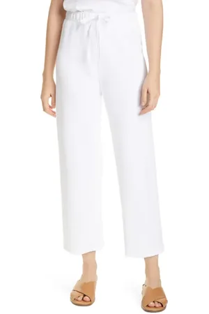 FRANK & EILEEN Catherine Crop Wide Leg Sweatpants in at Nordstrom, Size X-Small