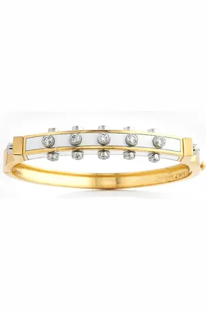 David Webb Motif Studlette Bangle Bracelet in at Nordstrom, Size 7