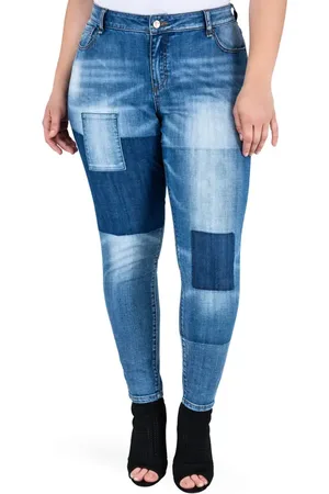 Standards & Practices Isabel Colorblock Skinny Jeans in at Nordstrom, Size 16W