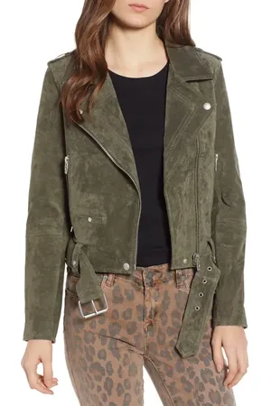BLANK NYC Suede Moto Jacket in at Nordstrom, Size X-Small