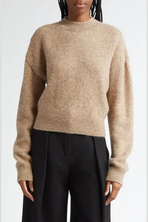 Jacquemus La Maille Logo Jacquard Alpaca & Merino Wool Blend Sweater in at Nordstrom, Size X-Small