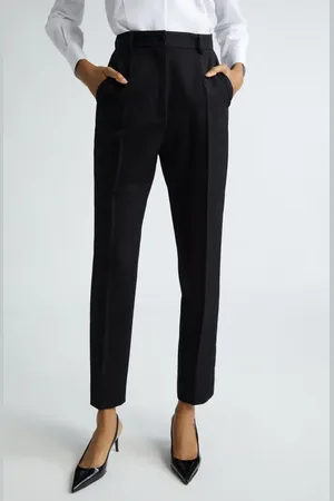 Dolce & Gabbana Wool Blend Gabardine Cigarette Pants in at Nordstrom, Size 0 Us