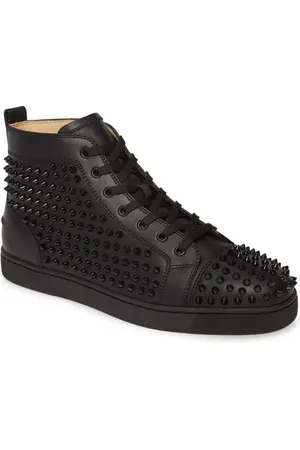 Christian Louboutin Louis Allover Spikes High Top Sneaker in at Nordstrom, Size 17Us