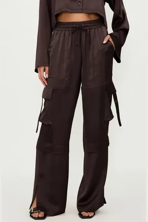 Beach Riot Gianna Drawstring Wide Leg Cargo Pants in at Nordstrom, Size Small