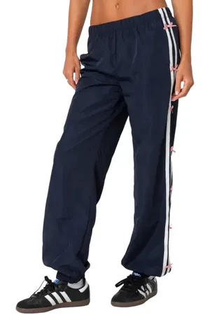 Edikted Bow Stripe Track Pants in at Nordstrom, Size Medium