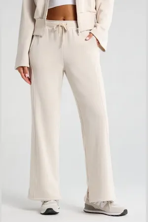Zella Amazing Fleece Straight Leg Pants in at Nordstrom, Size Small
