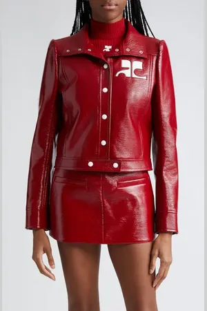 Courrèges Re-Edition Vinyl Jacket in at Nordstrom, Size 2 Us