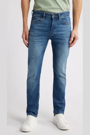 HUGO BOSS Delaware Slim Straight Leg Jeans in at Nordstrom, Size 36 X 32