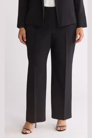 Kasper Tab Front Trouser Pants in at Nordstrom, Size 24W