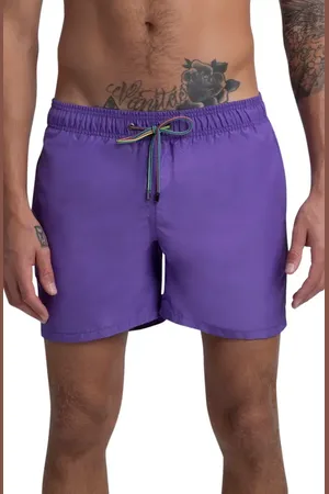 Bugatchi Solid Swim Trunks in at Nordstrom, Size Xx-Large