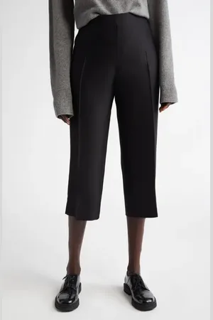 The Row Adelie Wool & Silk Capri Pants in at Nordstrom, Size 6
