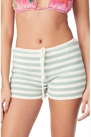 Capittana Maddy Stripe Cover-Up Shorts in at Nordstrom, Size Medium