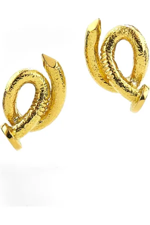 David Webb Hammered Bent Nail Stud Earrings in at Nordstrom