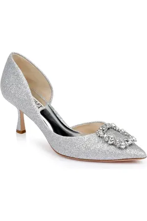 Badgley Mischka Fabia Embellished Pointed Toe Pump in at Nordstrom, Size 5.5