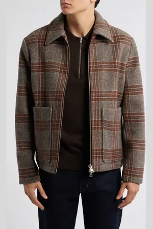 NN.07 Gael 8442 Wool Blend Shirt Jacket in at Nordstrom, Size Large