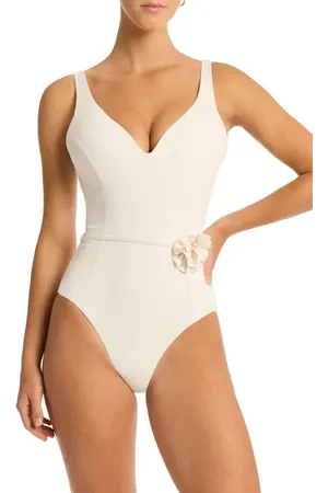 SEA LEVEL Casa Del Mar One-Piece Swimsuit in at Nordstrom, Size 4 Us