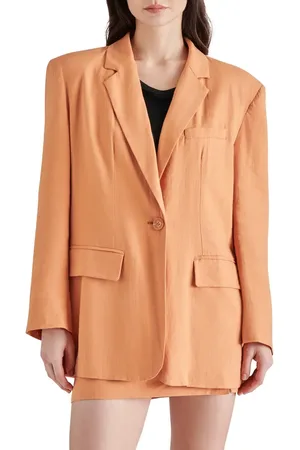 Steve Madden Imaan Oversize Linen Blend Blazer in at Nordstrom, Size Large