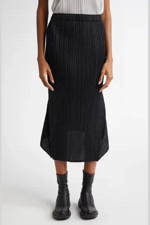 PLEATS PLEASE ISSEY MIYAKE Thicker Bottoms 2 Pleated Midi Skirt in at Nordstrom, Size 3
