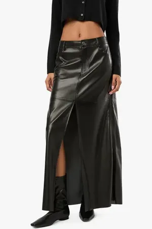 WeWoreWhat Vegan Leather Maxi Skirt in at Nordstrom, Size 10