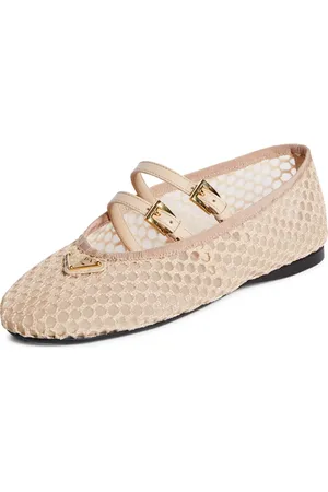 Prada Ballerine Mesh Mary Jane Flat in at Nordstrom, Size 8.5Us