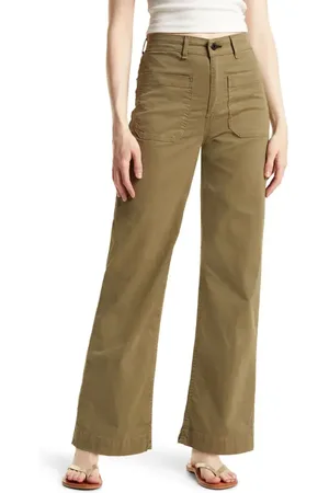 ASKK Sailor High Waist Wide Leg Pants in at Nordstrom, Size 24