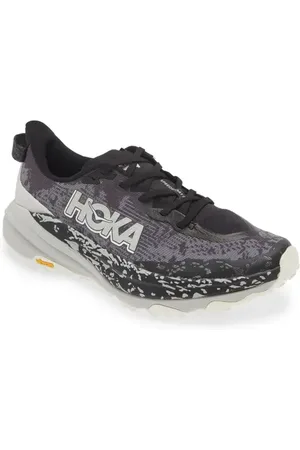Hoka One One Speedgoat 6 GTX Trail Running Shoe in Black /Stardust at Nordstrom, Size 11