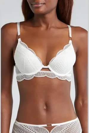 Etam Rosace No. 4 Underwire Plunge Push-Up Bra in at Nordstrom, Size 32B