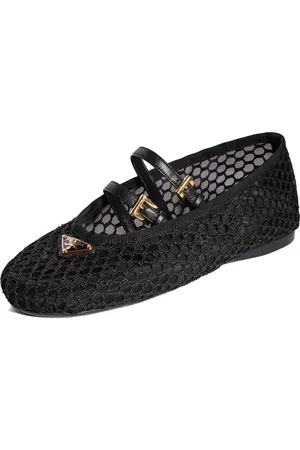 Prada Ballerine Mesh Mary Jane Flat in at Nordstrom, Size 5Us