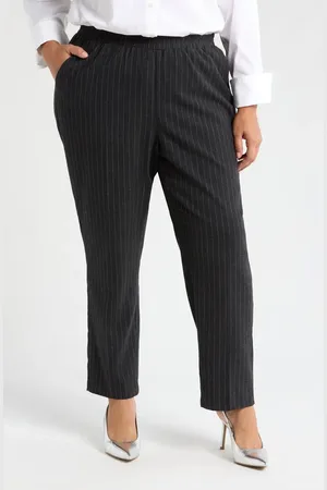 UNIVERSAL STANDARD The Pinstripe High Waist Pants in at Nordstrom