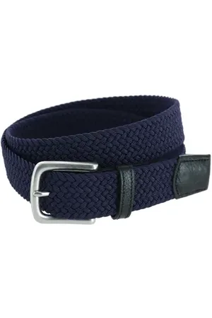 Trafalgar Riverside Big and Tall Solid Stretch Weave Belt in at Nordstrom, Size 48 Big