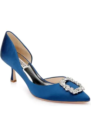 Badgley Mischka Fabia Embellished Pointed Toe Pump in at Nordstrom, Size 5.5