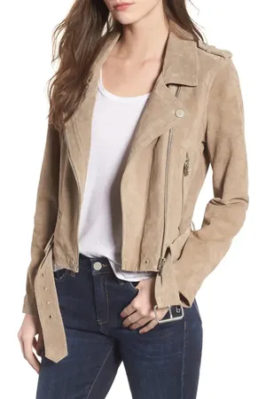 BLANK NYC Suede Moto Jacket in at Nordstrom, Size X-Small