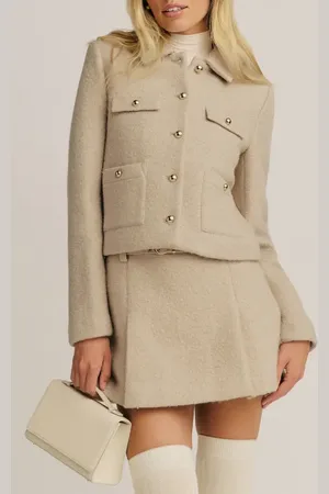 Reformation Marin Wool Blend Jacket in at Nordstrom, Size X-Large