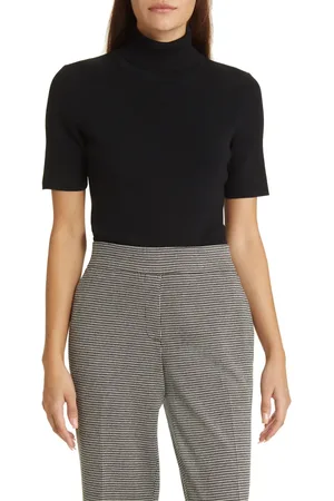 Anne Klein Ribbed Turtleneck Sweater in at Nordstrom, Size X-Small