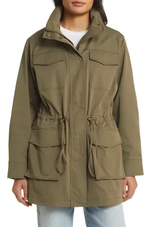 Sam Edelman Cinch Waist Anorak Jacket in at Nordstrom, Size Xx-Small