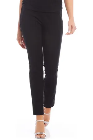 Fifteen Twenty Jane Ankle Zip Twill Slim Straight Leg Pants in at Nordstrom, Size X-Small