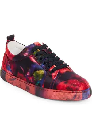 Christian Louboutin Fun Louise Junior Silk Low Top Sneaker in at Nordstrom, Size 12Us