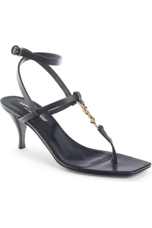Saint Laurent Vitti Monogram Sandal in at Nordstrom, Size 5Us