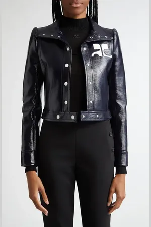 Courrèges Re-Edition Vinyl Jacket in at Nordstrom, Size 4 Us