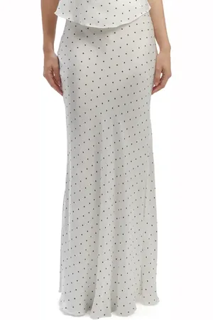 Bardot Isadore Dot Print Maxi Skirt in at Nordstrom, Size 8