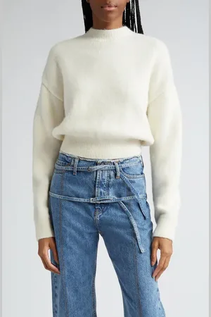 Jacquemus La Maille Logo Jacquard Alpaca & Merino Wool Blend Sweater in at Nordstrom, Size Small
