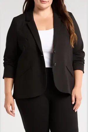 UNIVERSAL STANDARD Beas Ponte Blazer in at Nordstrom
