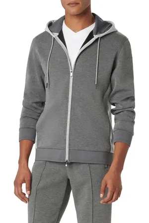 Bugatchi Full Zip Hoodie Jacket in at Nordstrom, Size Small