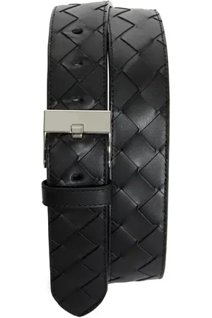 Bottega Veneta Intrecciato Calfskin Leather Belt in at Nordstrom, Size 100