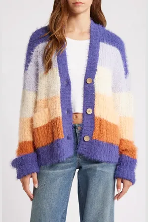 Rip Curl The Search Stripe Cardigan in at Nordstrom, Size Large