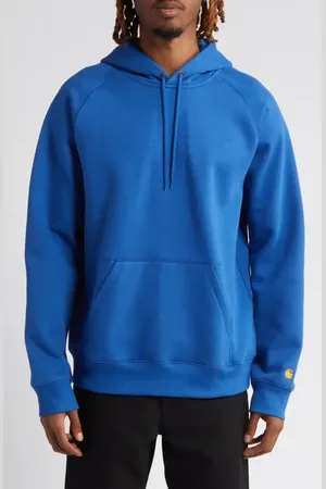 Carhartt Chase Fleece Hoodie in Acapulco /Gold at Nordstrom, Size Small